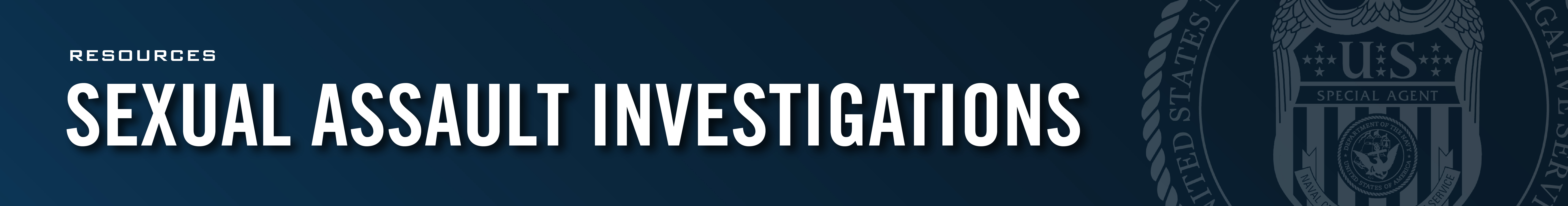 Sexual Assault Investigations